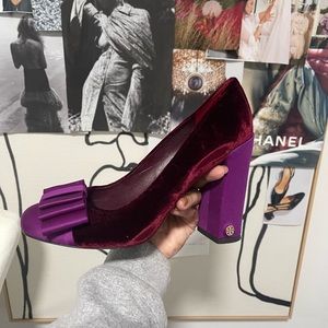 Tory Burch chunk heel